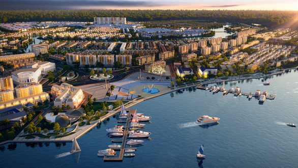 Tổ hợp Quảng trường - bến du thuyền Aqua Marina đẳng cấp quốc tế tại đô thị sinh thái thông minh Aqua City.